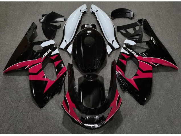 Online 1998-2007 Yamaha YZF600 Fairings - Gloss Black Red and White Online 1998-2007 Yamaha YZF600 Fairings - Gloss Black Red and White