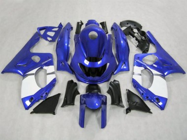 Online 1998-2007 Yamaha YZF600 Fairings - Gloss Blue and White
