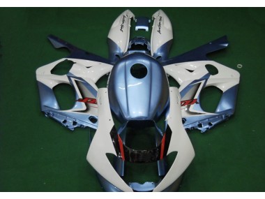 Online 1998-2007 Yamaha YZF600 Fairings - Light Blue and White