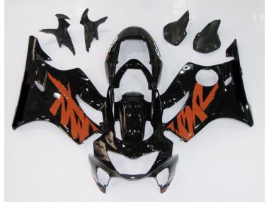 Online 1999-2000 Honda CBR600 F4 Fairings - Gloss Black & Orange