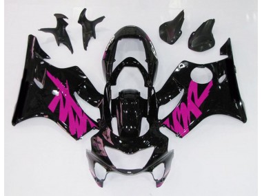 Online 1999-2000 Honda CBR600 F4 Fairings - Gloss Black & Pink