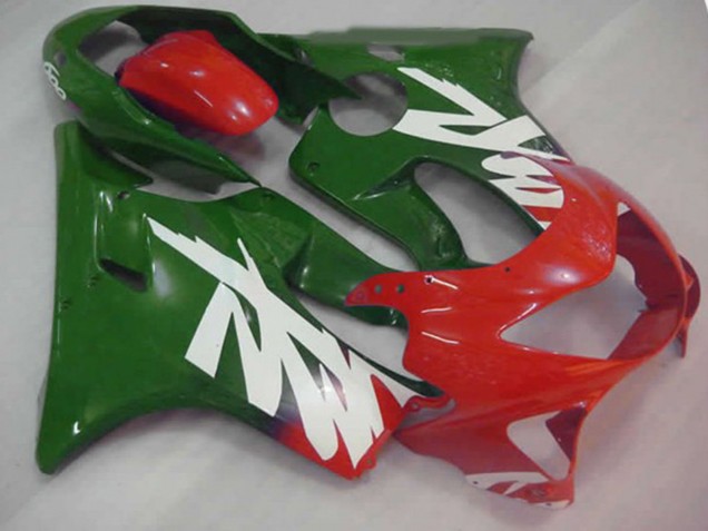 Online 1999-2000 Honda CBR600 F4 Fairings - Green Red and White Decal Online 1999-2000 Honda CBR600 F4 Fairings - Green Red and White Decal