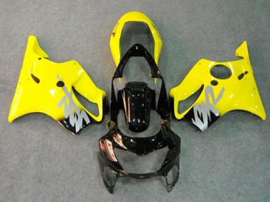 Online 1999-2000 Honda CBR600 F4 Fairings - Yellow Silver Decal