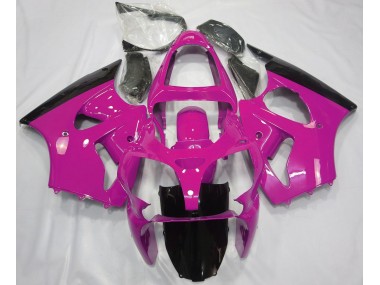 Online 2000-2002 Kawasaki ZX6R Fairings - Gloss Pink & Black