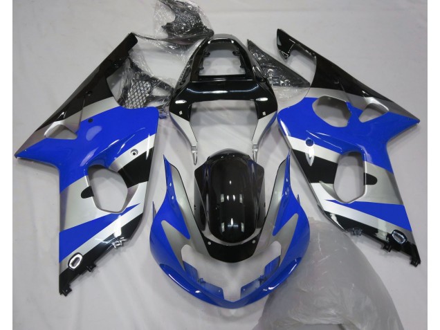 Online 2000-2002 Suzuki GSXR 1000 Fairings - Blue Silver OEM Style Online 2000-2002 Suzuki GSXR 1000 Fairings - Blue Silver OEM Style