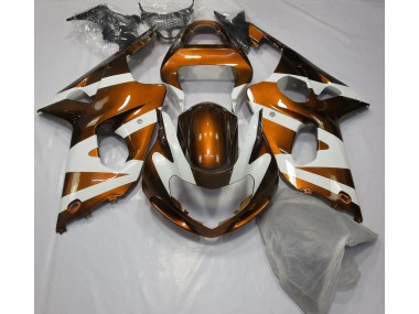 Online 2000-2002 Suzuki GSXR 1000 Fairings - Gloss Orange & White