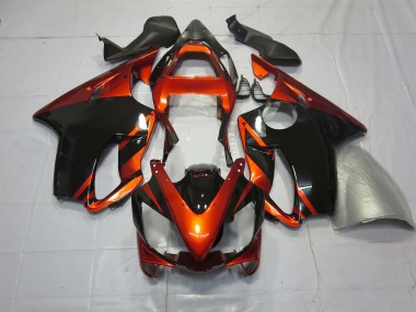 Online 2001-2003 Honda CBR600 F4i Fairings - Deep Orange and Black
