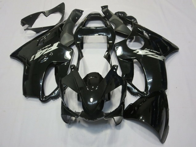 Online 2001-2003 Honda CBR600 F4i Fairings - Gloss Black Silver Decal