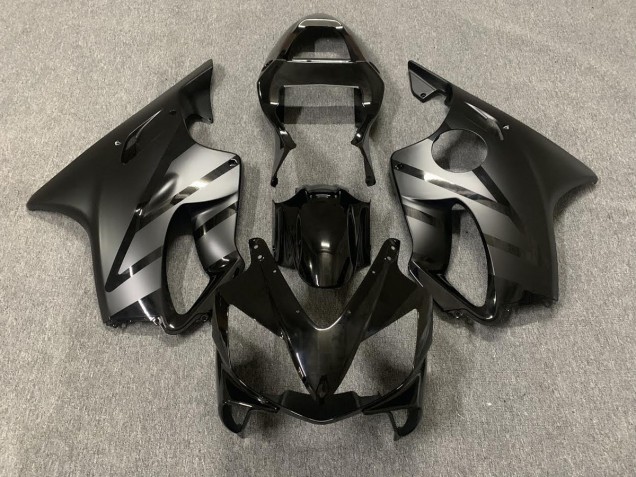 Online 2001-2003 Honda CBR600 F4i Fairings - Matte and Gloss Black