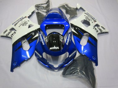 Online 2001-2003 Suzuki GSXR 600-750 Fairings - Blue and Black