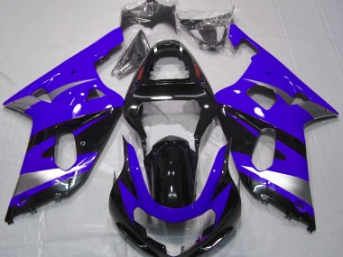 Online 2001-2003 Suzuki GSXR 600-750 Fairings - Blue OEM Style