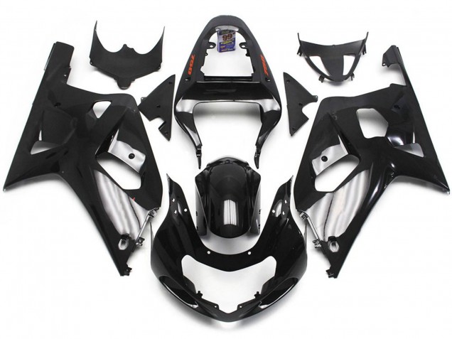 Online 2001-2003 Suzuki GSXR 600-750 Fairings - Gloss Black W Red Decal Online 2001-2003 Suzuki GSXR 600-750 Fairings - Gloss Black W Red Decal