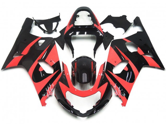 Online 2001-2003 Suzuki GSXR 600-750 Fairings - Light Red Custom OEM Style