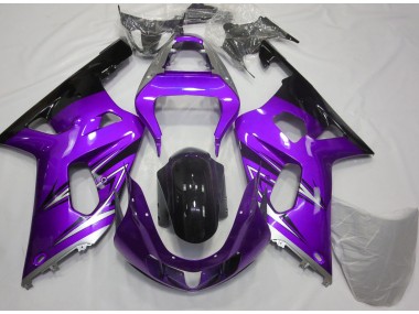 Online 2001-2003 Suzuki GSXR 600-750 Fairings - Purple and Silver
