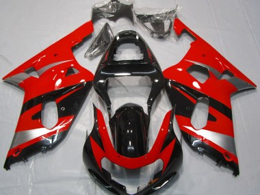 Online 2001-2003 Suzuki GSXR 600-750 Fairings - Red OEM Style
