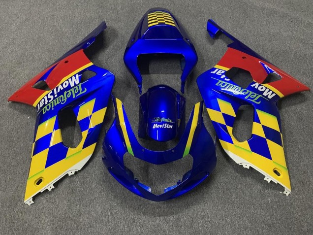 Online 2001-2003 Suzuki GSXR 600-750 Fairings - Telefonica Online 2001-2003 Suzuki GSXR 600-750 Fairings - Telefonica