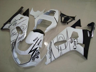 Online 2001-2003 Suzuki GSXR 600-750 Fairings - White Corona