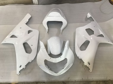 Online 2001-2003 Suzuki GSXR 600-750 Fairings - White RS