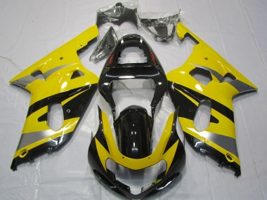 Online 2001-2003 Suzuki GSXR 600-750 Fairings - Yellow OEM Style