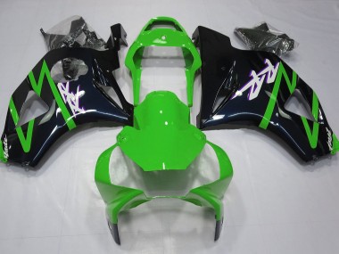 Online 2002-2003 Honda CBR954 Fairings - Gloss Black and Green