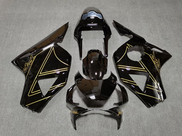 Online 2002-2003 Honda CBR954 Fairings - Gloss Black & Gold Online 2002-2003 Honda CBR954 Fairings - Gloss Black & Gold