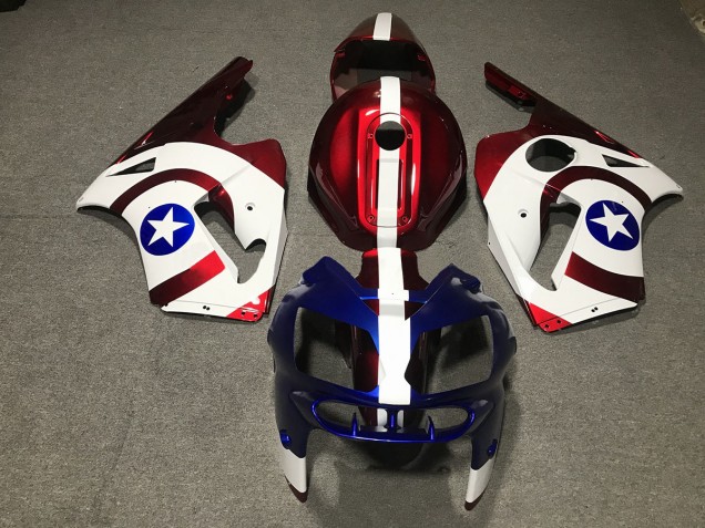 Online 2002-2005 Kawasaki ZX12R Fairings - Captain America