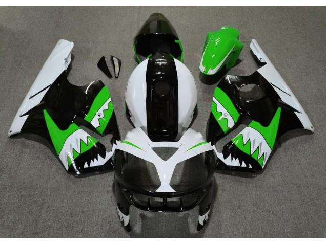 Online 2002-2005 Kawasaki ZX12R Fairings - Green Shark
