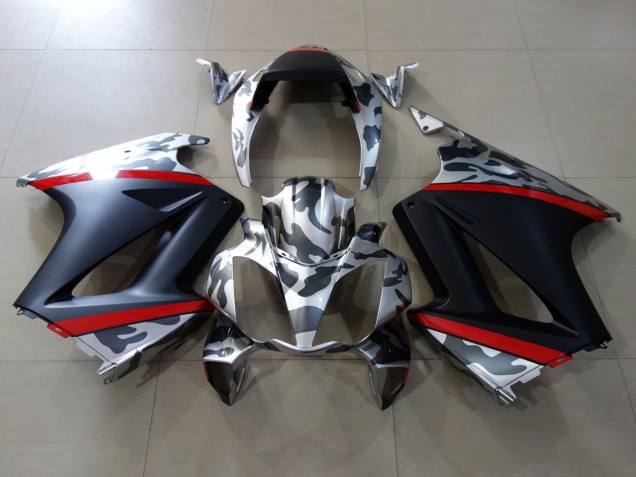 Online 2002-2012 Honda VFR800 Fairings - Matte and Camo Online 2002-2012 Honda VFR800 Fairings - Matte and Camo