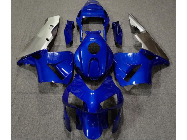 Online 2003-2004 Honda CBR600RR Fairings - Deep Blue & Silver Online 2003-2004 Honda CBR600RR Fairings - Deep Blue & Silver