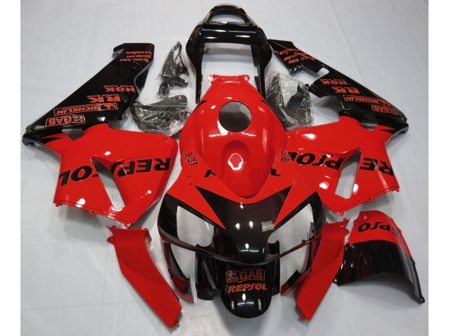 Online 2003-2004 Honda CBR600RR Fairings - Gloss Red Repsol Online 2003-2004 Honda CBR600RR Fairings - Gloss Red Repsol