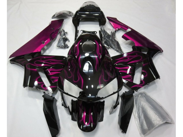 Online 2003-2004 Honda CBR600RR Fairings - Hot Pink Flames
