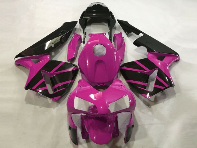Online 2003-2004 Honda CBR600RR Fairings - Hot Pink & Gloss Black
