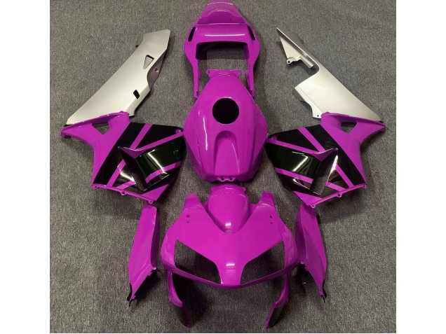 Online 2003-2004 Honda CBR600RR Fairings - Hot Pink & Matte Silver Online 2003-2004 Honda CBR600RR Fairings - Hot Pink & Matte Silver