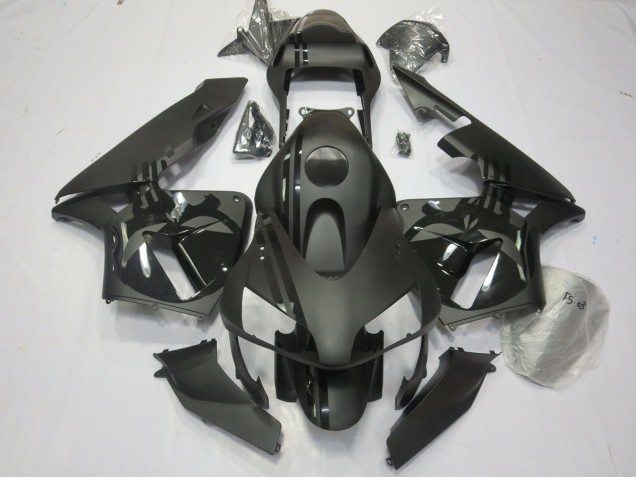 Online 2003-2004 Honda CBR600RR Fairings - Matte Black & Punisher logos