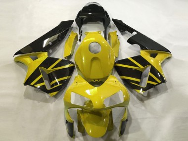 Online 2003-2004 Honda CBR600RR Fairings - Mustard Yellow & Gloss Black