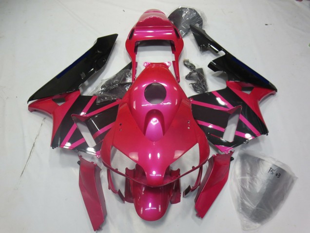 Online 2003-2004 Honda CBR600RR Fairings - Pink and Black Online 2003-2004 Honda CBR600RR Fairings - Pink and Black
