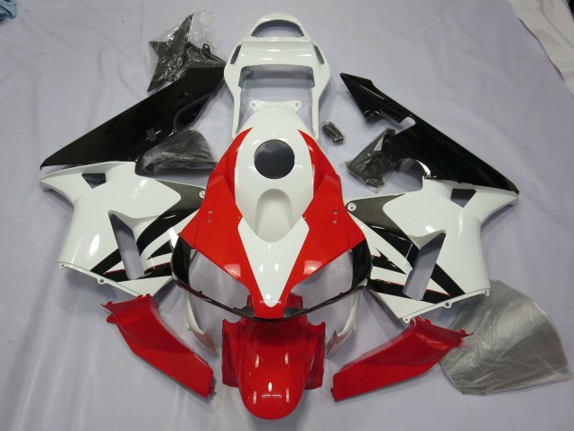 Online 2003-2004 Honda CBR600RR Fairings - White Red and Black Online 2003-2004 Honda CBR600RR Fairings - White Red and Black