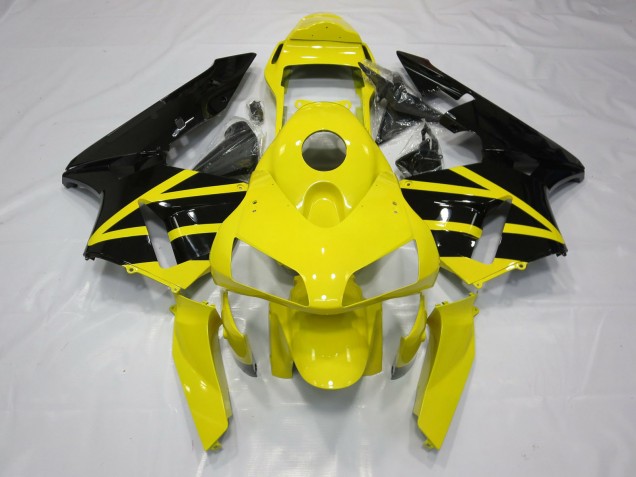 Online 2003-2004 Honda CBR600RR Fairings - Yellow & Black OEM Style Online 2003-2004 Honda CBR600RR Fairings - Yellow & Black OEM Style