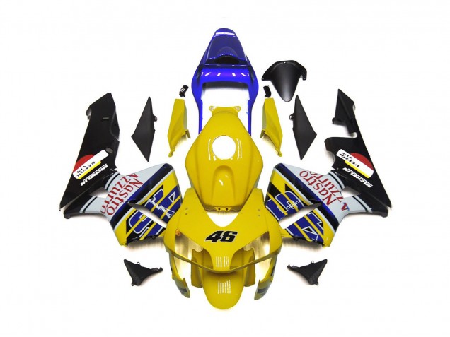 Online 2003-2004 Honda CBR600RR Fairings - Yellow Nastro Azzurro 46