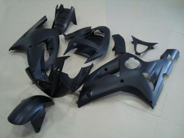 Online 2003-2004 Kawasaki ZX6R Fairings - Matte Black