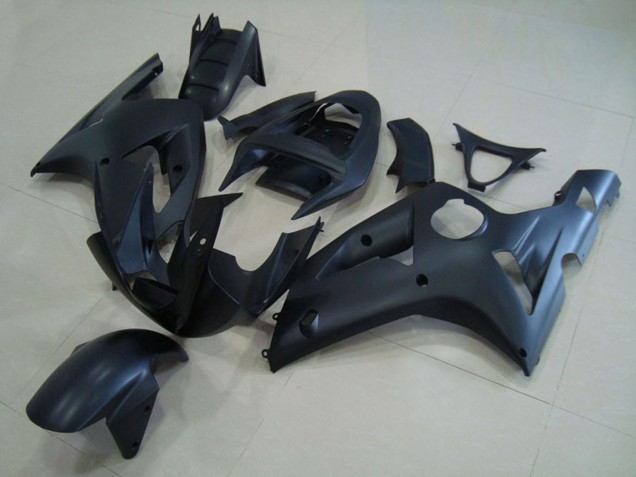 Online 2003-2004 Kawasaki ZX6R Fairings - Matte Black Online 2003-2004 Kawasaki ZX6R Fairings - Matte Black