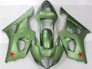 Online 2003-2004 Suzuki GSXR 1000 Fairings - Army Green