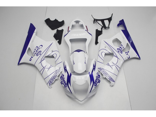 Online 2003-2004 Suzuki GSXR 1000 Fairings - Blue and White Corona Online 2003-2004 Suzuki GSXR 1000 Fairings - Blue and White Corona