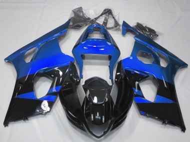 Online 2003-2004 Suzuki GSXR 1000 Fairings - Gloss Blue & Black