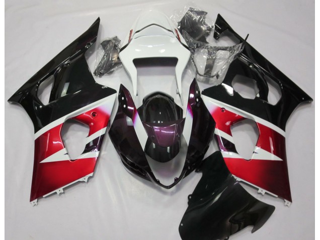 Online 2003-2004 Suzuki GSXR 1000 Fairings - Gloss Red and White Online 2003-2004 Suzuki GSXR 1000 Fairings - Gloss Red and White