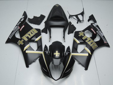 Online 2003-2004 Suzuki GSXR 1000 Fairings - Matte Black Rizla