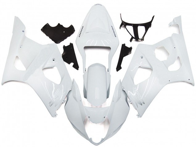 Online 2003-2004 Suzuki GSXR 1000 Fairings - Plain Gloss White Style Online 2003-2004 Suzuki GSXR 1000 Fairings - Plain Gloss White Style