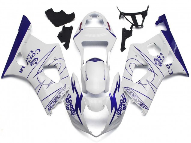 Online 2003-2004 Suzuki GSXR 1000 Fairings - White Corona Custom Style Online 2003-2004 Suzuki GSXR 1000 Fairings - White Corona Custom Style