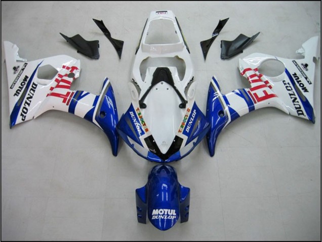 Online 2003-2005 Yamaha R6 Fairings - Blue Fiat
