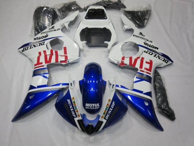 Online 2003-2005 Yamaha R6 Fairings - Fiat Deep Blue Online 2003-2005 Yamaha R6 Fairings - Fiat Deep Blue